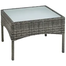 Estexo Beistelltisch 58 x 58 x 42 cm Anthrazit/Grau