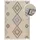 Green Looop Wollteppich GREEN LOOOP "Jong", beige (creme beige), B:240cm H:5mm L:340cm, Wolle, Teppiche, Fransen, Kelim, handgewebt, Natur, Wohnzimmer, Schlafzimmer, Raute