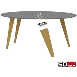 SOTech Tischbeinbeschlag Conan Grundplatte 6 x 80 mm 2 Stück