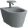 Laufen Kartell Wand-Bidet 1 Hahnloch, graphit matt