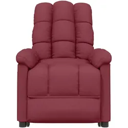 vidaXL Relaxsessel Weinrot Stoff