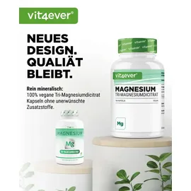 Vit4ever Tri-Magnesiumdicitrat Kapseln 365 St.