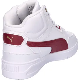 Puma Shuffle Downtown Mid Jr Gold/Rot/Weiß 36