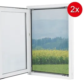 EasyMaxx Fliegengitter mit Magic Click 150 x 130 cm Schwarz
