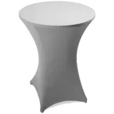 Estexo Stehtischhusse Stretch Hellgrau Ø 70 cm