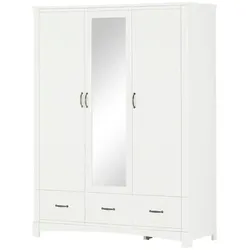 Kleiderschrank  Eloise , weiß , Maße (cm): B: 143 H: 190 T: 55