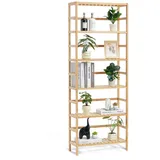 Vevor Aktenregal 6 Ablagen  Naturfarbe