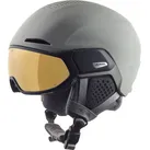 Alpina Sports Skihelm Alpina Alto Q-Lite Visier Skihelm Snowboardhelm moon grey gold A9236 55 - 59 cm
