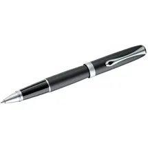 Diplomat - Tintenroller Excellence A2 Lapis schwarz matt Chrom - Schick und elegant - Lange Lebensdauer - Lapis schwarz - 5 Jahre Garantie