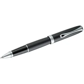 Diplomat - Tintenroller Excellence A2 Lapis schwarz matt Chrom - Schick und elegant - Lange Lebensdauer - Lapis schwarz - 5 Jahre Garantie