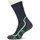 CMP Poly Mid Trekkingsocke Blau/Grün 39-42