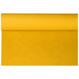 Papstar Papiertischtuch mit Damastprägung 8 m x 1,2 m Gelb