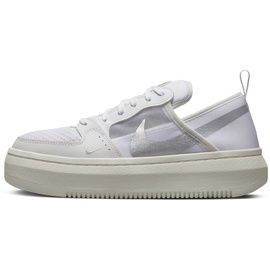 Nike Court Vision ALTA TXT Sneaker White/METALLIC Silver-SAIL, 38 EU