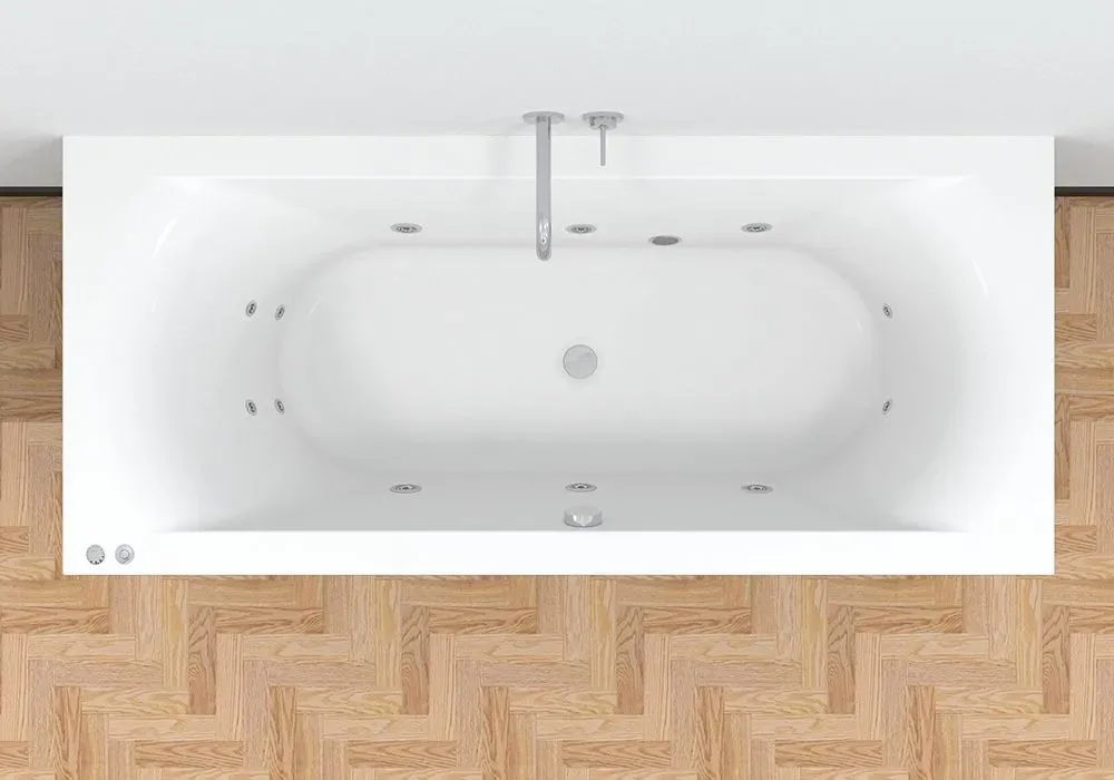 Riho Whirlpool Badewanne Lima 180x80 EASYPOOL 3.1 mechanisch B052002005