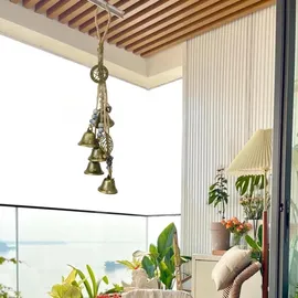 luxuskollektion Hexenglocken Windspiel Garten Metall Harmonischer Klang Hängende Deko