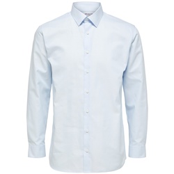 Selected Homme Herren Freizeithemd SLHREGETHAN Regular Fit Blau 16086754 L