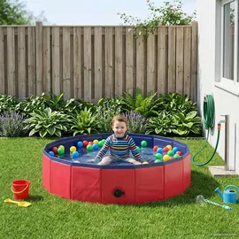 vidaXL Faltbares Hundeschwimmbecken Planschbecken 80 x 80 x 20 cm (3416320)
