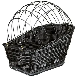 TRIXIE Fahrradkorb Weide für Hunde bis 8 kg, 35 × 49 × 55 cm