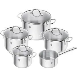 Zwilling TrueFlow Topf-Set 5-tlg. 4 x Kochtopf + Stielkasserolle