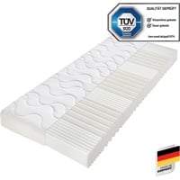 Komfortschaummatratze Double Deluxe Matratze 20, Matratze in 90x200 cm und weiteren Größen, Beco, 20 cm hoch, Matratze vom TÜV Süd getestet*, über 2.000 5-Sterne-Bewertungen! weiß 90 cm x 210 cm x 20 cm