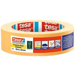 Tesa Professional 4344, Allzweck-Klebeband, Papier, Orange, Metall, Kunststoff,