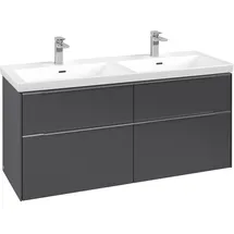 Villeroy & Boch Waschbeckenunterschrank 4 Auszüge 127,2 x 57,9 x 46,2 cm Graphit