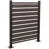 MCW Alu Mülltonnen-Zaun K57 Anthrazit 130x110x6cm