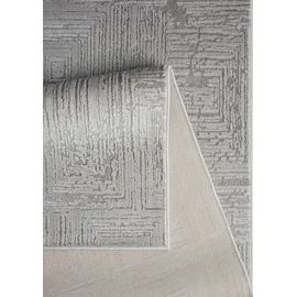 OTTO home Teppich OTTO HOME "Brakel" Gr. 5, grau, B:200cm H:9mm L:300cm, Kunstfaser, Teppiche, Teppich, dezenter Glanz, Schrumpf-Garn-Effekt, im Vintage-Look, dichte Qualität