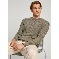 Pepe Jeans für Herren. PM702453 Charlie grüner Pullover (L), Lässig, Bio-Baumwolle, Nachhaltig
