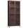 [en.casa] Vitrine Säkylä 180 x 80 x 35 cm Bordeauxrot
