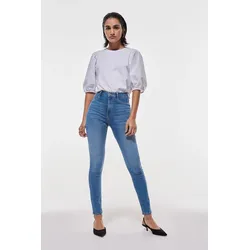 Gina Tricot - high waist jeans - Highwaist jeans - Blau - XS - Dame - Blau - XS