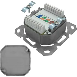 Arli Cat6a Netzwerkdose 2 Port
