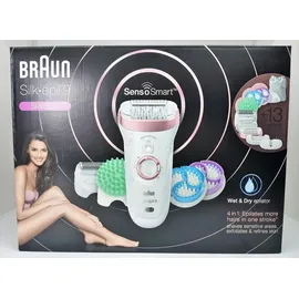 Braun Silk-épil 9 SkinSpa SensoSmart-Set 9/990 weiss/rosegold