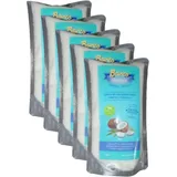 5 x 1000ml Kokosöl Kokosfett Coconut Oil Naturprodukt Geschmacksneutral Vegan