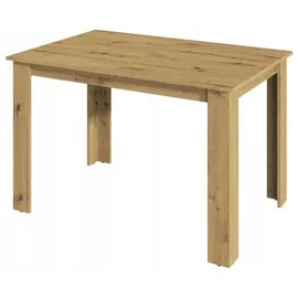 matkam Möbel Tisch Eiche Artisan, 120x75x80 cm, Esszimmer, Tische, Esstische