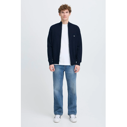 Strickjacke KRONSTADT "Trainingsjacke KSEmil", Herren, Gr. 3XL, blau (sky captain), Obermaterial: 100% Baumwolle CO., Strickjacken Strickjacke