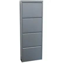 VCM ebuy24 Pisa Schuhschrank mit 4 Klappen/Türen