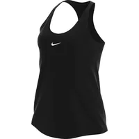 Nike Damen One Slim TANK, BLACK/WHITE, XL