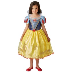 Rubie ́s Kostüm Disney Prinzessin Schneewittchen Kinderkostüm, Bezauberndes Märchenkleid mit vielen Details gelb 104