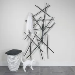 Spinder Design Garderobenleiste »MATCHES«, Breite 100 cm, Höhe 184 cm Spinder Design schwarz