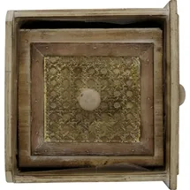 Dijk Natural Dijk Schubladen Holz braun 20 x 18 x 18 cm