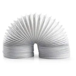 Nedis Abluftschlauch PVC - 100 mm - 3.00 m - Passend für: Air Ventilation / Tumble Dryers - Weiss