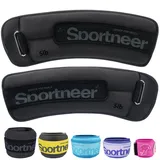 Sportneer Gewichtsmanschetten, Gewichtsmanschetten Fuß, 2 * 0,23kg/2 * 0,45kg/2 * 0,9kg/ 2 * 1,36kg /2 * 2,27kg Armgewichte Handgelenkgewichte Set, Laufgewichte für Hand- und Fußgelenke