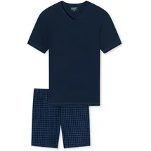 SCHIESSER Shorty Uncover Blau 52