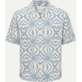Only & Sons Cruz Kurzarmhemd Blau L