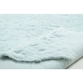 Tom Tailor Fluffy Flokatiteppich 80 x 160 cm Blau