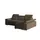 moeblo Ecksofa L mit Schlaffunktion, verstellbaren Kopfstützen & Bettkasten – Modernes Schlafsofa mit Stauraum - Ecksofa Luka L - Braun (Twist 0... - Braun