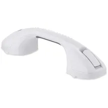 Relaxdays Haltegriff Premium mit Saugnapf bis 70 kg grau/weiß