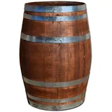 Temesso Stehtisch 100 oder 150 Liter - Holzfass palisander - geschlossen als Stehtisch 84 cm