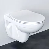 Ideal Standard Eurovit Wandtiefspül-WC mit WC-Sitz Weiß